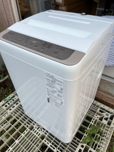 【半年使用の美品】Panasonic  全自動電気洗濯機　6キロ