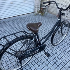 26インチ自転車】マルイシ製❗️変速なし フロントタイヤ チューブ、鍵