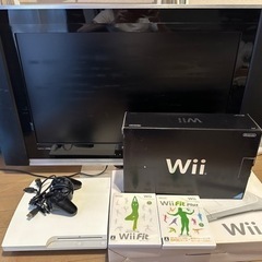 wii wiifit ps3 32インチモニタージャンク セット...