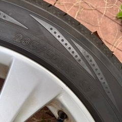 アルファード用タイヤ&ホイール　4本　ラック付き