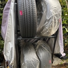 アルファード用タイヤ&ホイール　4本　ラック付き