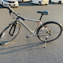 ★620 CHIASSO キアッソ クロスバイク 自転車 シルバ...