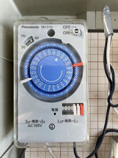 Panasonic　タイムスイッチ　タイマー　TB171N　自動電源on・off