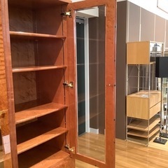 【イオンモール神戸南店】値下げしました!!　2枚扉書棚　バーズアイ【取りに来られる方限定】