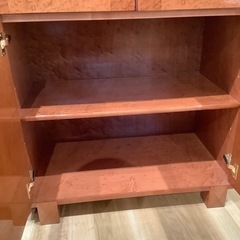 【イオンモール神戸南店】値下げしました!!　2枚扉書棚　バーズアイ【取りに来られる方限定】