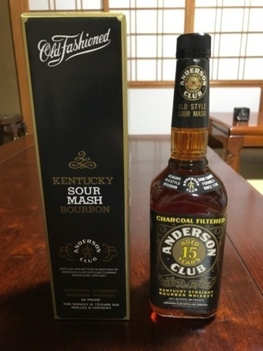Anderson CLUB アンダーソン ケンタッキー バーボン15年 箱付