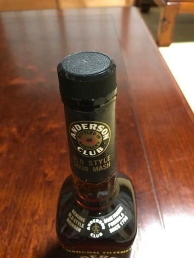 Anderson CLUB アンダーソン ケンタッキー バーボン15年 箱付 Anderson CLUB アンダーソン ケンタッキー バーボン15年 箱付