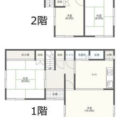 お引越応援 初期費用0円＆3万円分商品プレゼント 戸建賃貸】岐阜市大洞柏台6丁目 2階  - 岐阜市