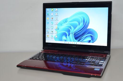 中古ノートパソコン NEC LL750/J Windows11+office 新品爆速SSD512GB core i7-3630QM/メモリ8GB/15.6インチ/WEBカメラ/無線/ブルーレイ搭載