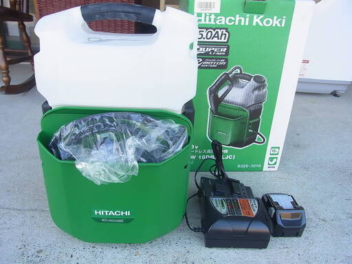 未使用　ハイコーキ　HIKOKI 　コードレス高圧洗浄機 AW18DBL