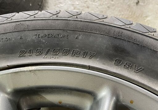 在庫全処分セール※【TH-052】ホンダ純正ホイール+ケンダタイヤセット 