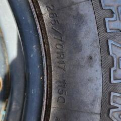 FJクルーザー 鉄スチール純正ホイール ヨコハマ ジオランダー 