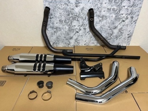 ハーレー48 純正マフラーセット　バイク　　Harley-Davidson