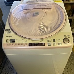 福岡市内配送設置無料 SHARP ES-T73E1 全自動洗濯乾燥機7kg