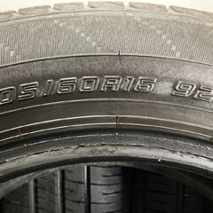 DUNLOP ENASAVE EC204 205/60R16 16インチ 夏タイヤ 4本 19～22年製 バリ溝 ノア ヴォクシー ギャランフォルティス 等　(TA845)