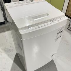 ★東芝★ 7kg洗濯機 2019年 AW-7D7 ガラストップ ...