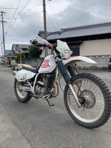 SUZUKI DR250 モトクロス　林道