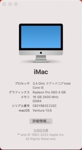 その他 imaq 2018 21inchi