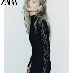 【ネット決済】ZARA 黒いスカート（一度だけ使います）