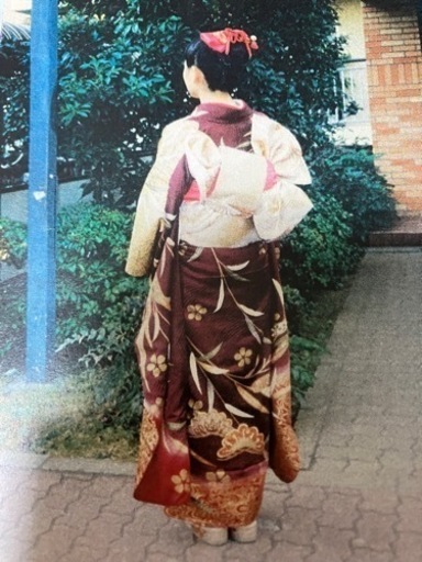 アンティーク成人式着物お値下げしました