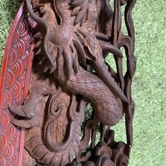 急ぎです』5日限定 木彫り 彫刻 龍 100年前 仏具 骨董品