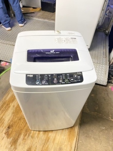 福岡市内配送設置無料ハイアール Haier JW-K42K K [全自動洗濯機 K 4.2