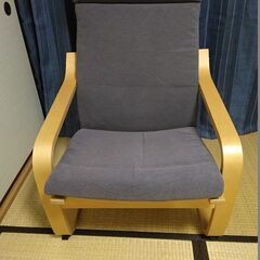 IKEA  ポエング  グレー