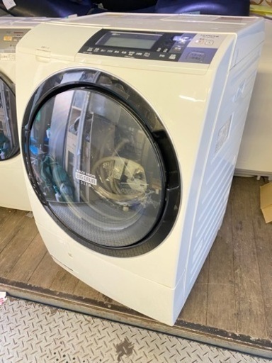 福岡市内配送設置無料　日立 HITACHI BD-S8700L-W [ビッグドラムスリム ななめ型ドラム式洗濯乾燥機（10.0kg） 左開き 自動お掃除搭載 ピュアホワイト]