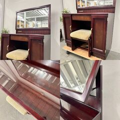 14593 カリモク コンセント付ドレッサー 化粧台 ◇大阪市内・東