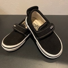 ☆試着のみ♪バンズ　VANS 14cm キッズスニーカー　シンプ...