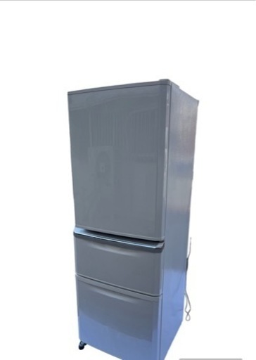 MITSUBISHI 三菱 MR-C34D-W 冷蔵庫 ホワイト ドア 右開き 冷凍庫 野菜室 自動製氷 大容量 保存 調理 料理 2019年製　引き取り可能
