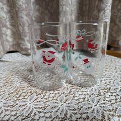 クリスマス用　グラス2個