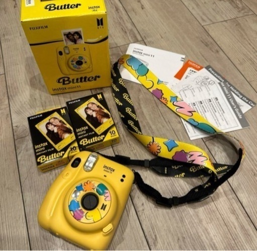 【新品未使用限定品】BTS Butterコラボチェキinstax mini 11