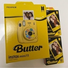 錦糸町)【新品未使用限定品】BTS Butterコラボチェキinstax mini 11