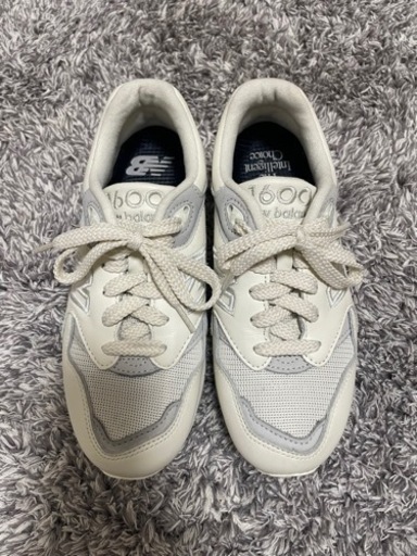 ニューバランス1600 White\\Cream 23.5センチ