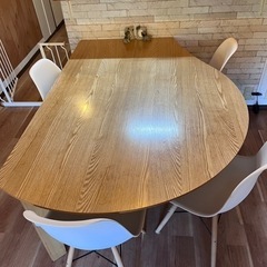 モリタインテリア 変形ダイニングテーブル