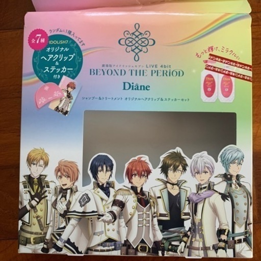 IDOLiSH7 ヘアケア購入特典 ヘアクリップとステッカー 三月,一織 ナギ