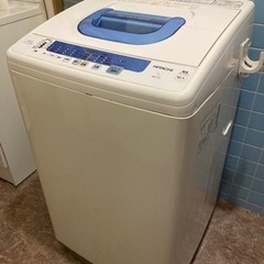無料　日立洗濯機7k