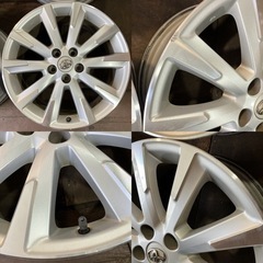 アルミホイール18インチ7.5J 4本／114.3-5H +39／ヴァンガード A4359