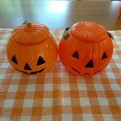 ハロウィンのかぼちゃ２個