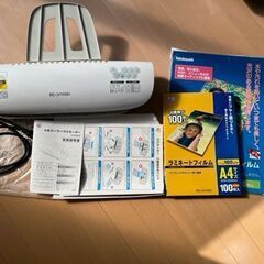 値下げしました！！数回使用　アイリスオーヤマ　ラミネーターとフィ...