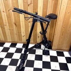 G＆G　超軽量 折りたたみ自転車　チューブレス仕様　ブラック　収...