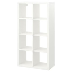 IKEA キャビネット　カラックス　ホワイト　2×４