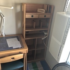 コイズミ 学習机 本棚 椅子 セット