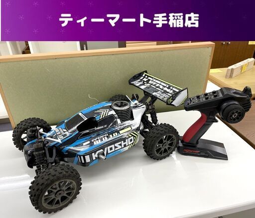 京商 インファーノ NEO 3.0 エンジン ラジコン バギー ブルー 送信機付き KT-231P＋ INFERNO kyosho 通電のみ確認 札幌市
