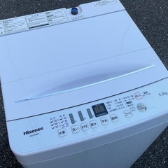 RKGSE-078】特価！ハイセンス/5.5kg/全自動洗濯機/HW-E5503/中古品/2021年