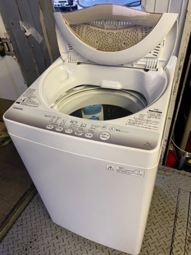 北九州市内配送無料　保証付き　東芝 TOSHIBA AW-5G2(W) [全自動洗濯機（5.0kg） グランホワイト]