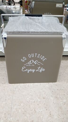 店長値引き★ジモティ割あり★ キャプテンスタッグ モンテハンディークーラー ブラウン H360×D235×W345 クリーニング済み TJ2647