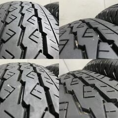 BS BRIDGESTONE V600 165/80R14 91/90N LT 14インチ 夏タイヤ 4本 22年