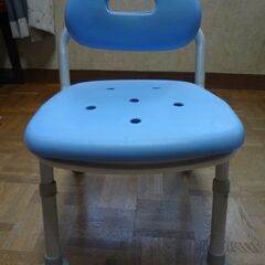 【ネット決済】介護用 風呂椅子 ブルー　折り畳み式